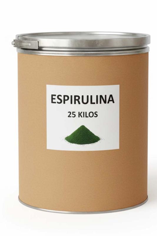 Espirulina Pura en Polvo Barril (25 kg)